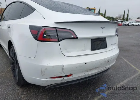 2022 Tesla Model 3 Performance Dual Motor All-Wheel Drive from USA, damaged, VIN 5YJ3E1EC0NF314800